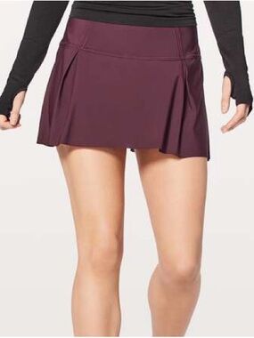 lululemon athletica Plum Athletic Skirt